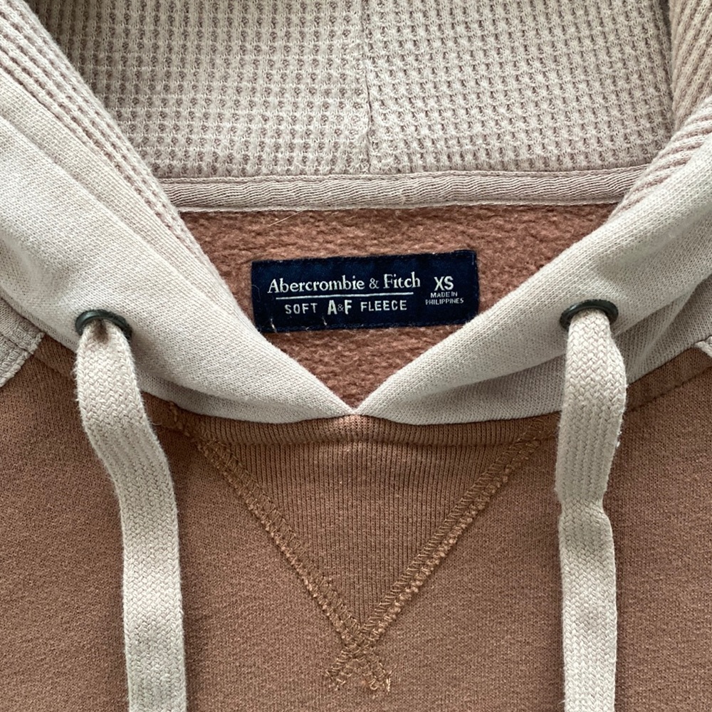 Abercrombie And Fitch Color Block Fleece Hoodie S… - image 3